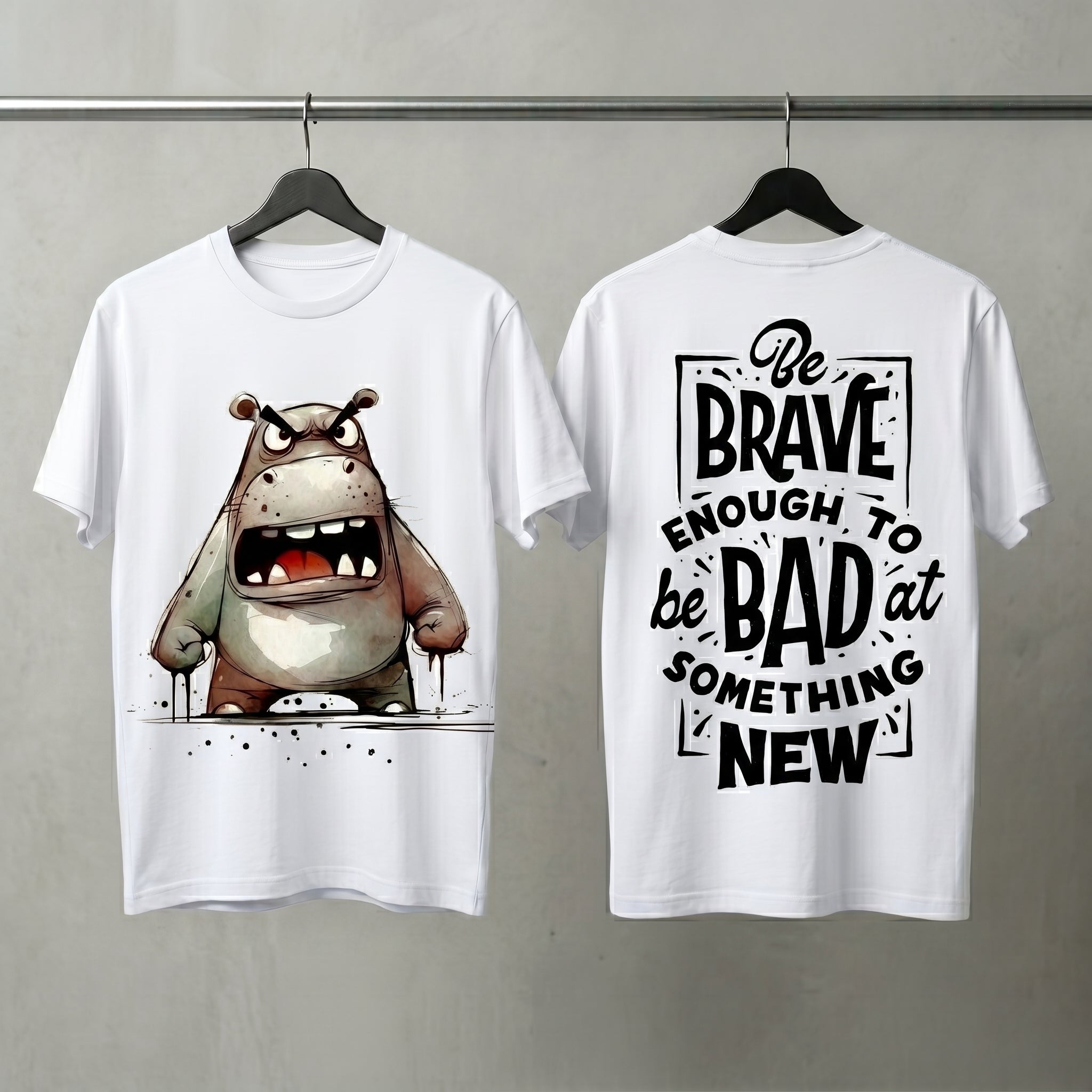 Pig-Tusk Oversized Graphic Printed T-shirt