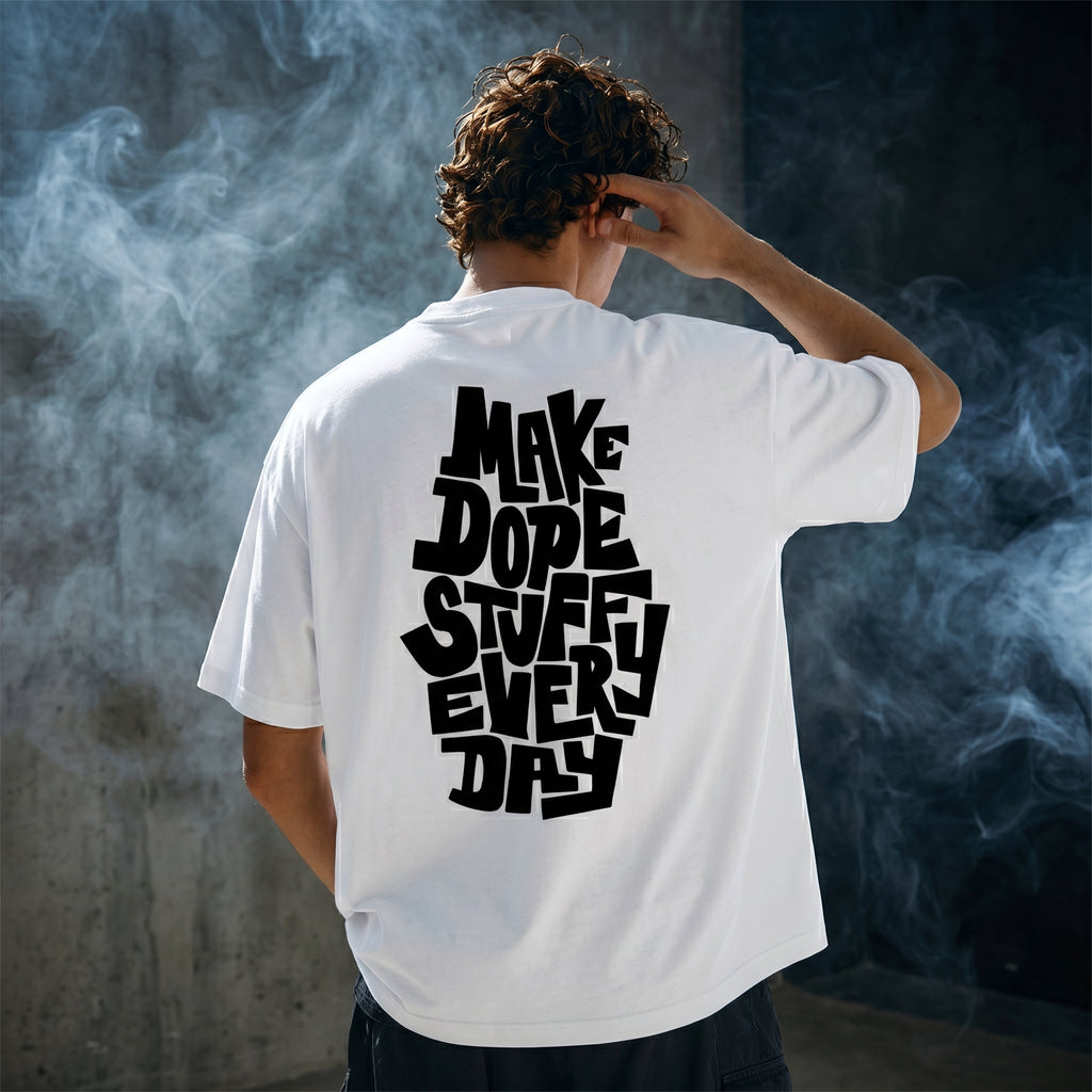 Younger Boy art Oversized Graphic Printed T-shirt