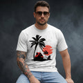 House In the Beach Normal Size Graphic Printed T-shirt