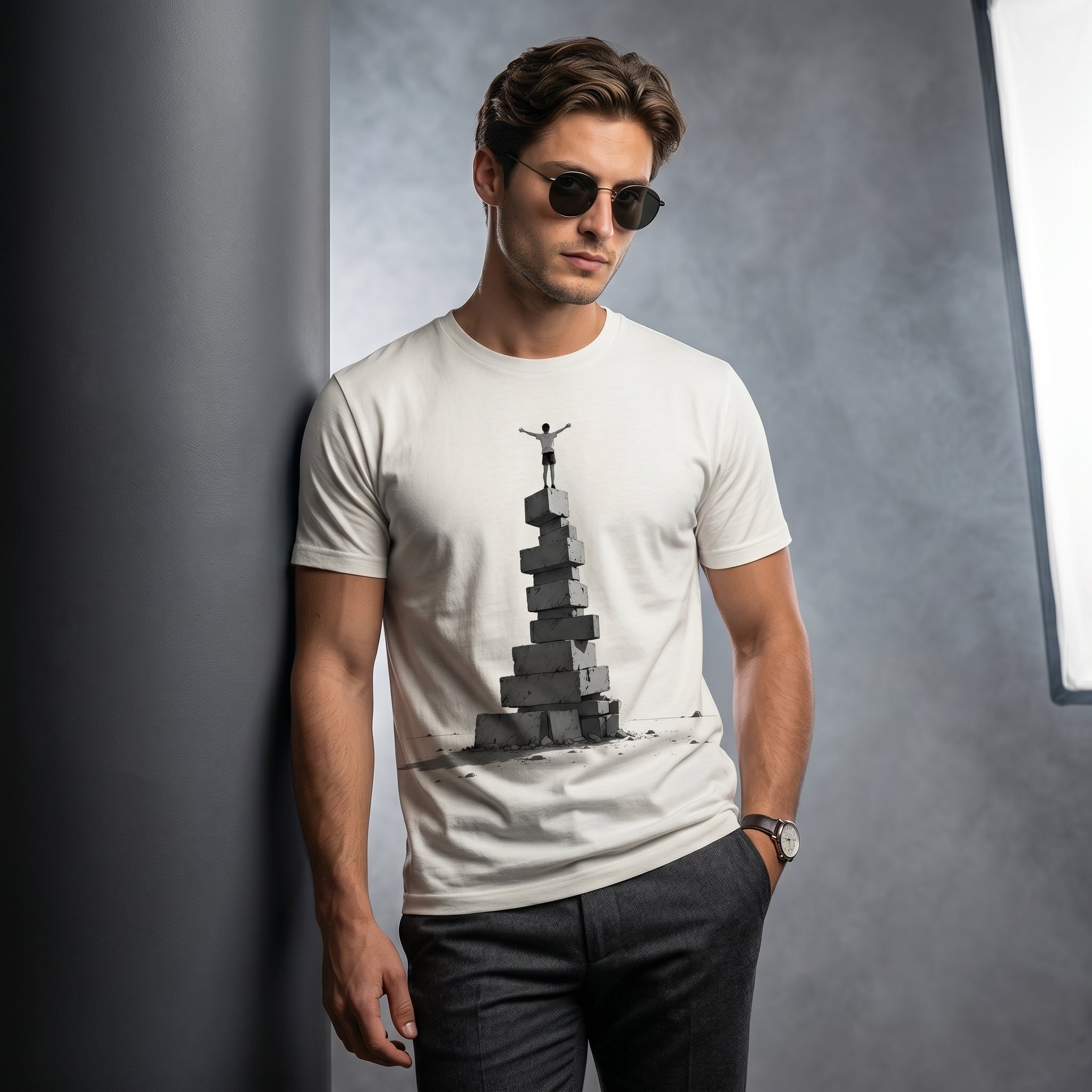 Achievement Art Normal Size Graphic Printed T-shirt