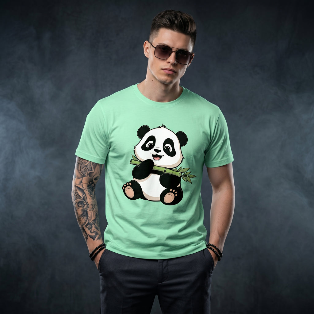 Little Panda Normal Size Graphic Printed T-shirt