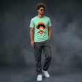 Men In The Cap Normal Size Graphic Printed T-shirt