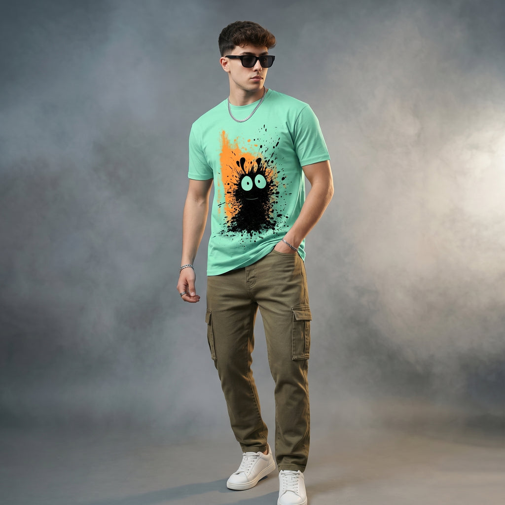 Funny Shadow Normal Size Graphic Printed T-shirt