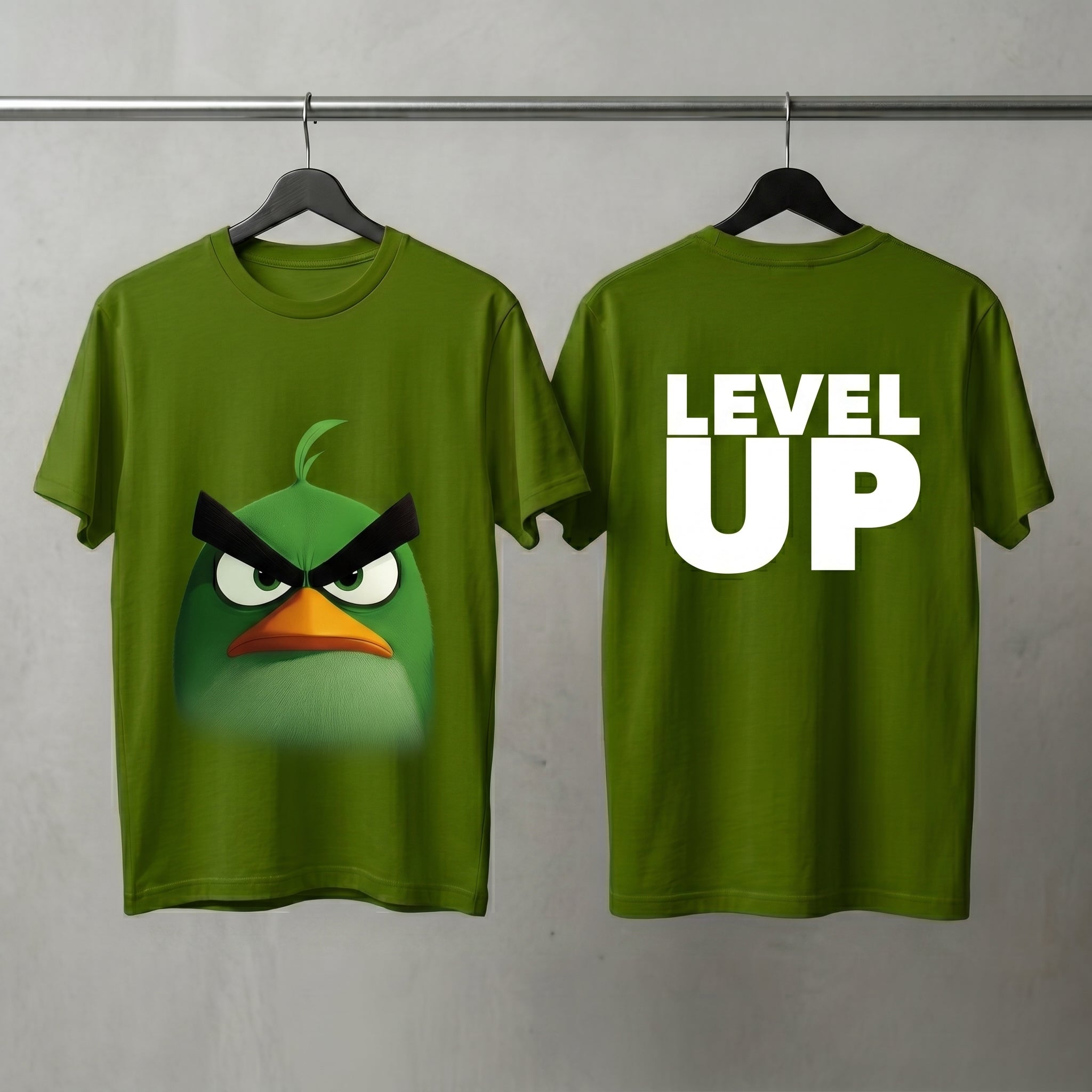 Angry Bird Oversized Graphic Printed T-shirt