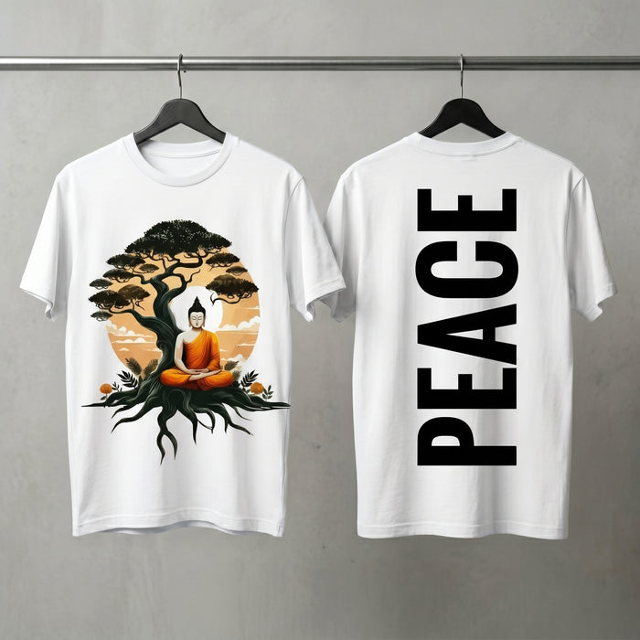 White Oversized Graphic Printed T-shirt