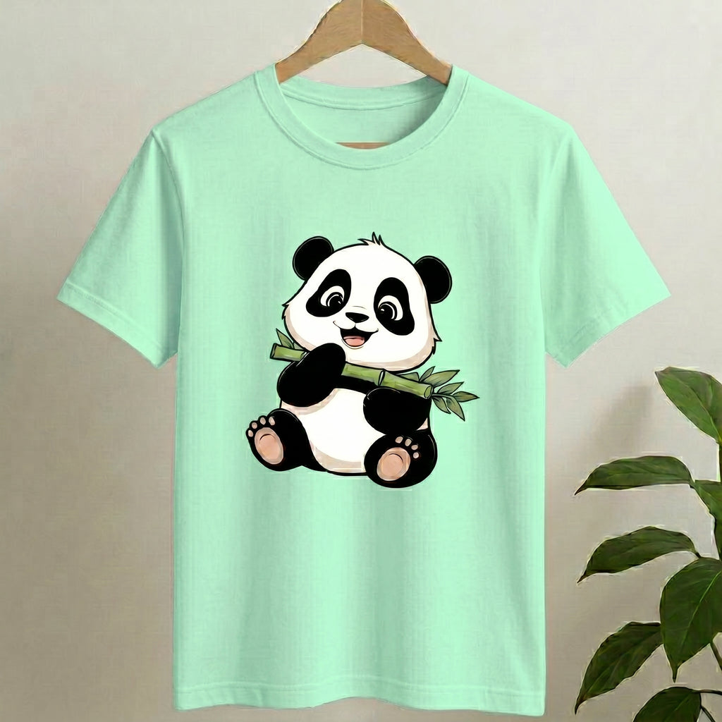Little Panda Normal Size Graphic Printed T-shirt